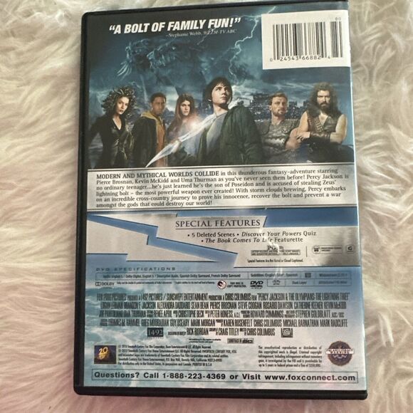 Percy Jackson & the Olympians: the Lightning Thief (DVD, 2010) - Picture 2 of 4
